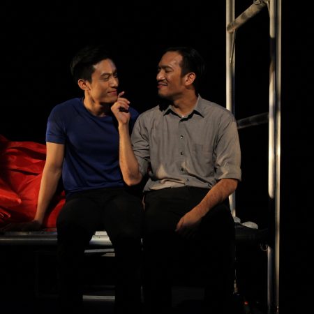 Ming (Jayson Phuah) and Oscar (Alfred Loh) in A Language of Their Own